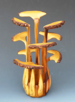 Sycamore, natural edge. 170 mm high. Special tools used. Ref 17.05