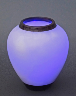 illuminated to show translucence