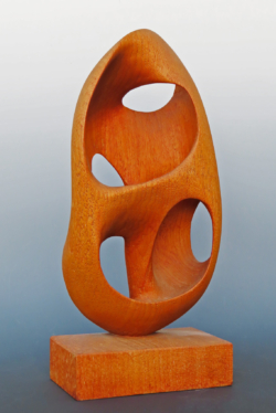 Teak. 280 mm o/a height. Carved only. Ref 65.01