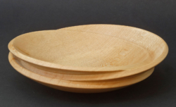 Sycamore. 150 mm diameter. 3 centres, 3 integral stacked bowls. Ref 14.19