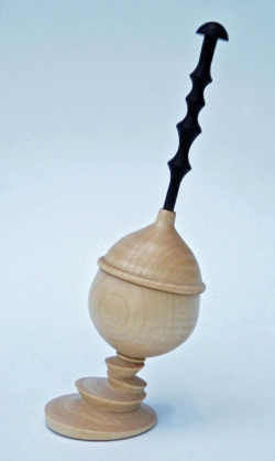 Sycamore. 200 mm high. Off-centre box. Ref 15.11